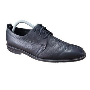 Cole Haan Beckett Shoes Black Leather Mens Sz 9 M Split Toe Oxfords Dress C06399